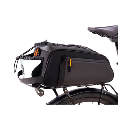 Bolsa trasera para bicicleta con funda impermeable para la lluvia