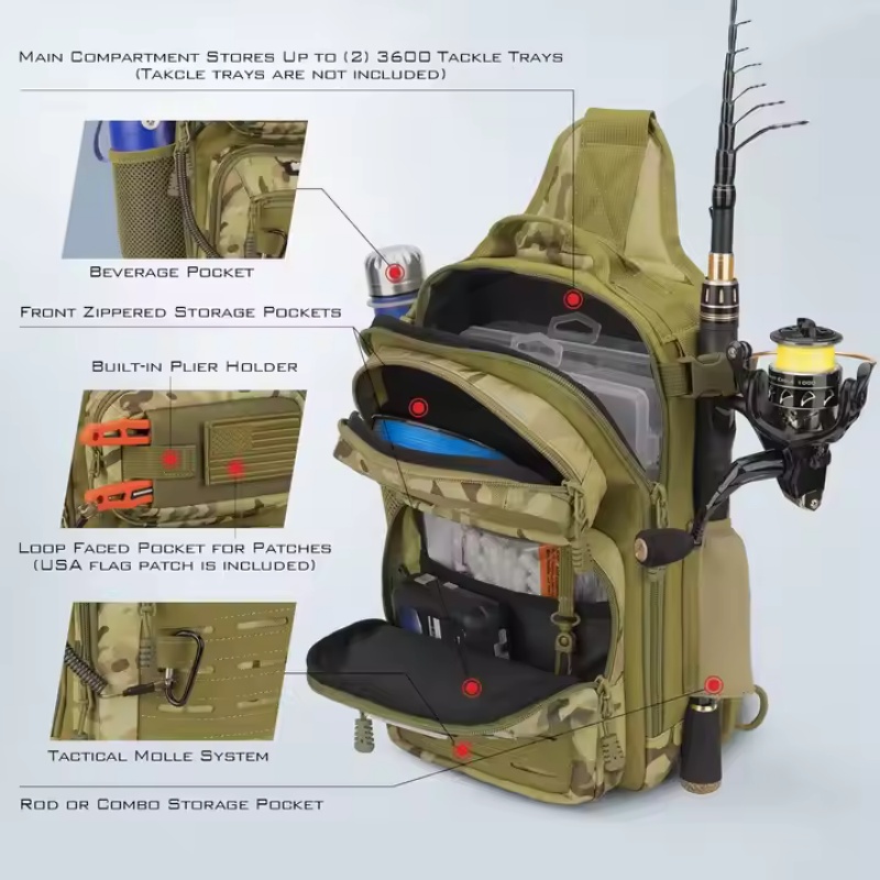 Durable waterproof tackle storage
