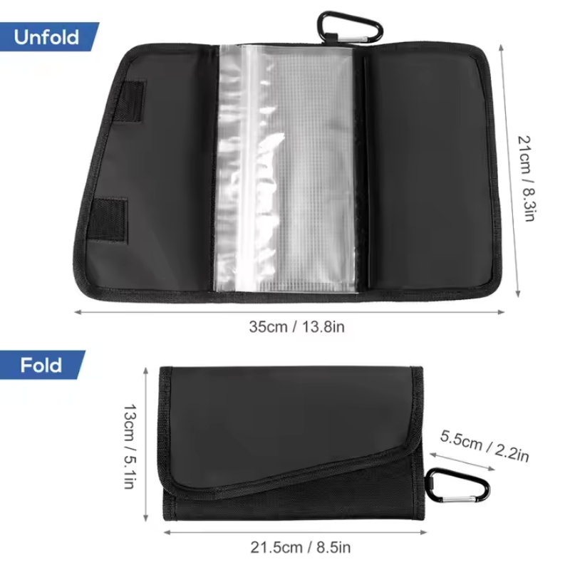 Sturdy fishing tackle box pouch