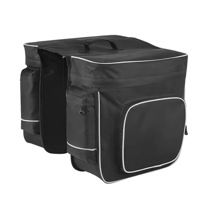Expandable bicycle luggage carrier for versatility