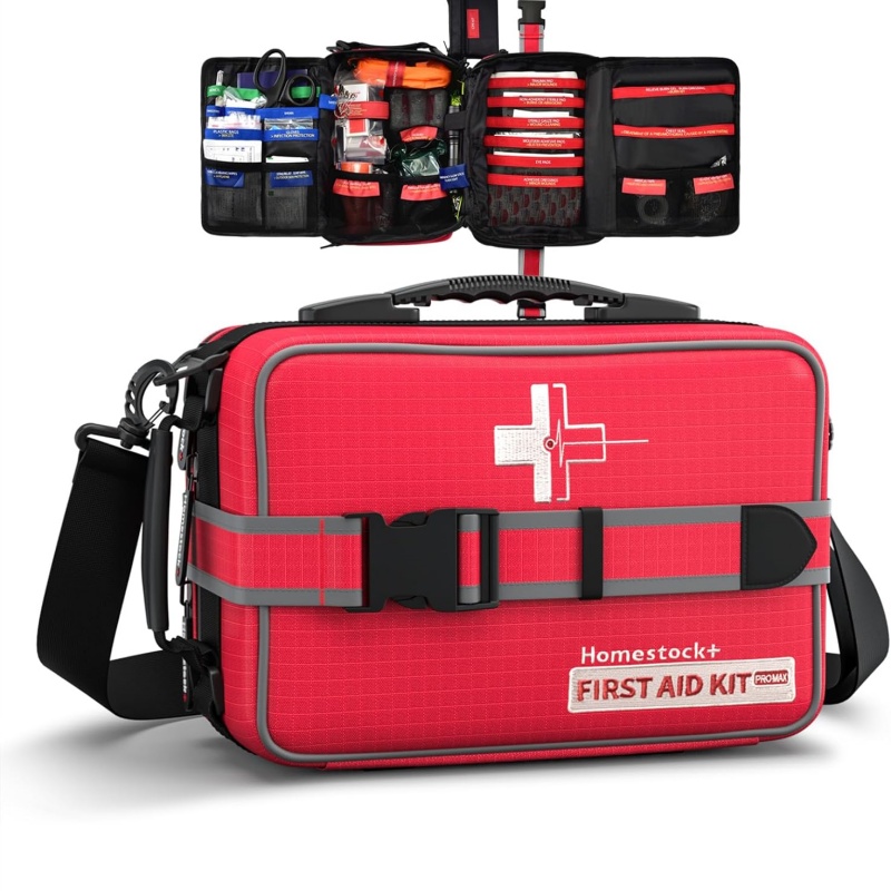 Emergency medical supplies pouch for home use