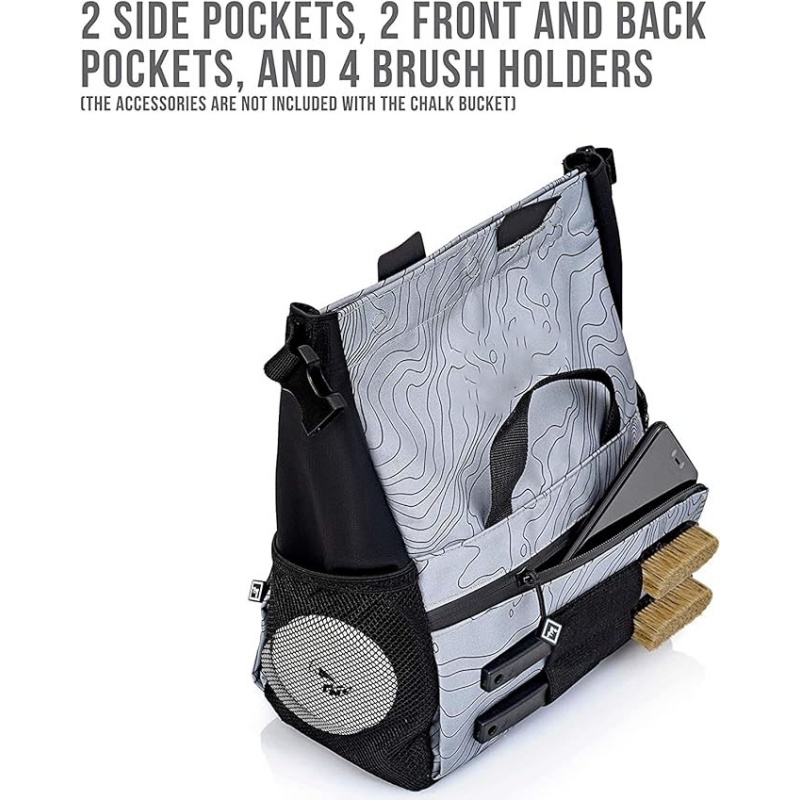 Durable large chalk bag for climbing