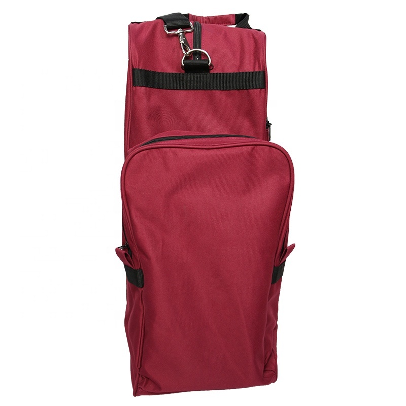 Heavy-duty boot bag with reinforced handles