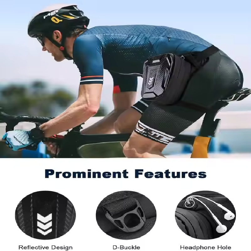 Versatile waist bag for biking trips